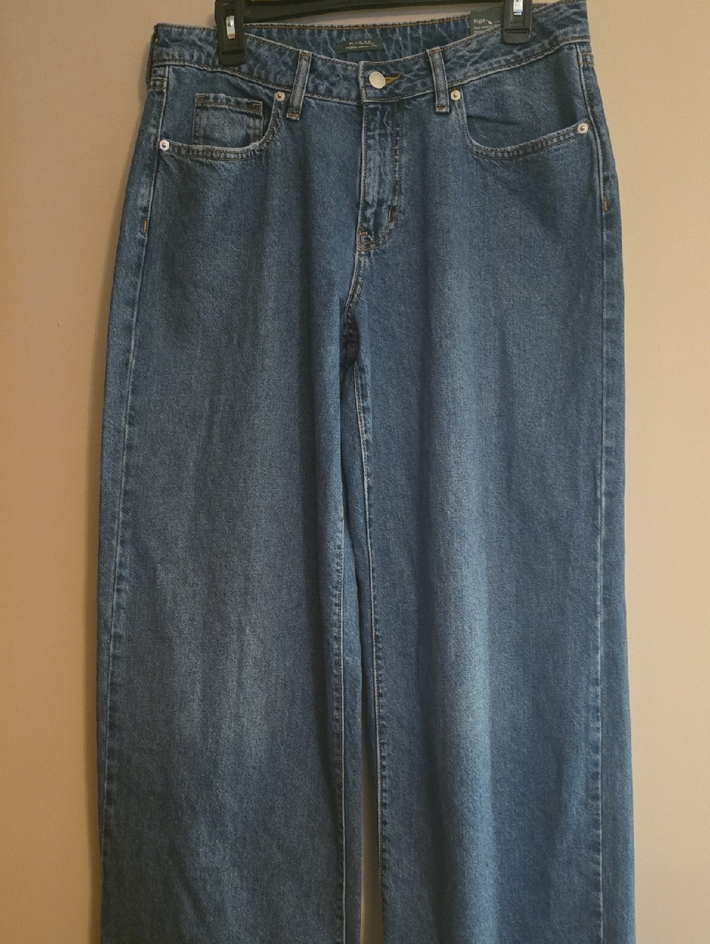 New Wild Fable Classic Low-Rise Wide Leg Baggy Women's Size 10 100% Cotton Jeans
